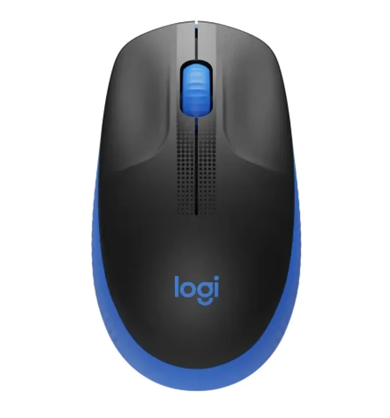 Mouse Logitech Wireless M190 Black/Blue 910-005903 M190BK-BL