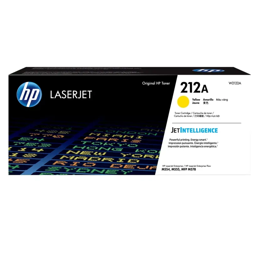 HP 212A YELLOW Toner Cartridge W2122A 1-0417694