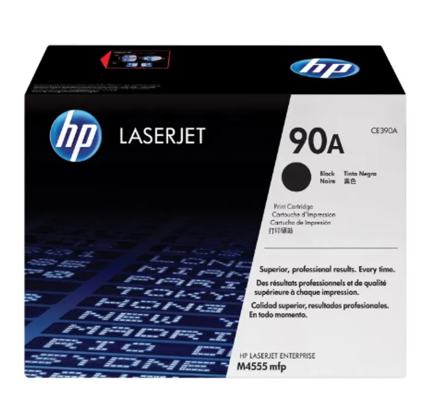 HP 90A Toner negro CE390A 1-0417686