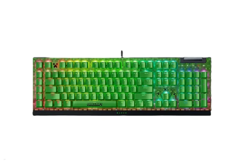 Teclado Razer BlackWidow V4 X Mechanical RGB (Green Switch) Minecraft Edition 1-0417432