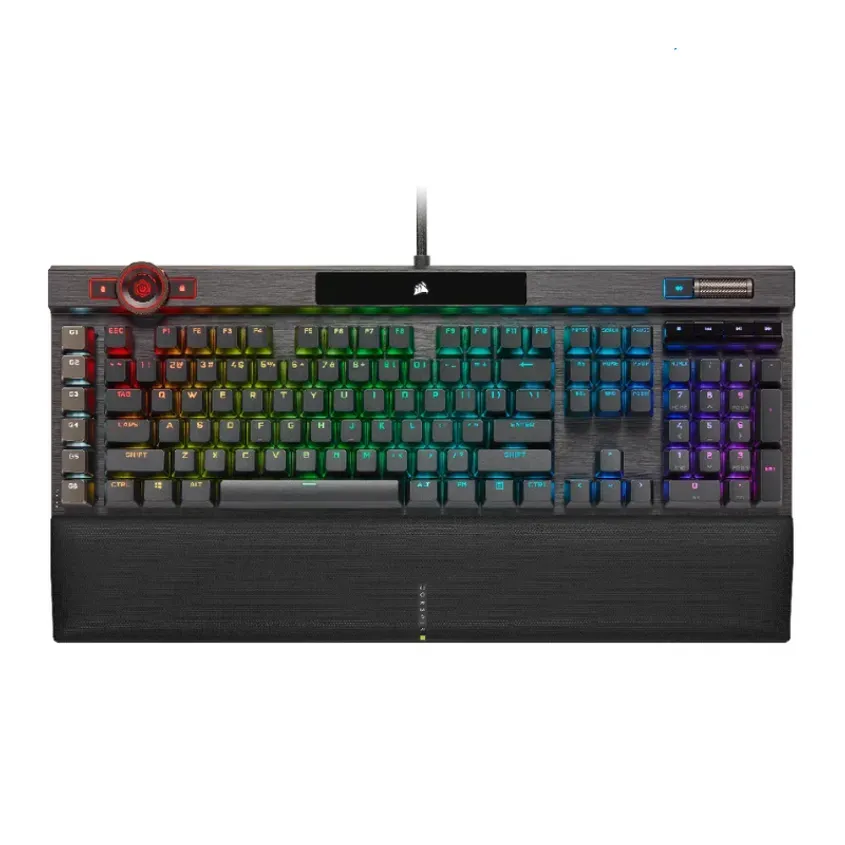 Teclado Corsair K100 RGB Mecanico Switch Corsair OPX Black 1-0413417