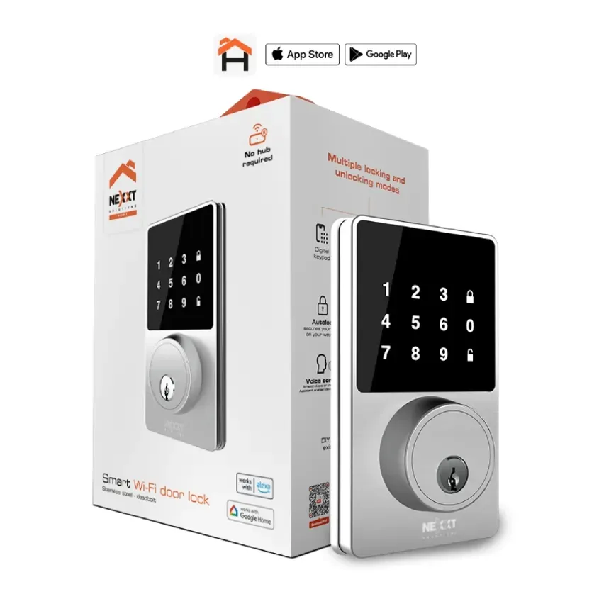 Cerradura Inteligente Nexxt Con Conexion Wifi -Smart Home (Nhs-D100) 3-62372