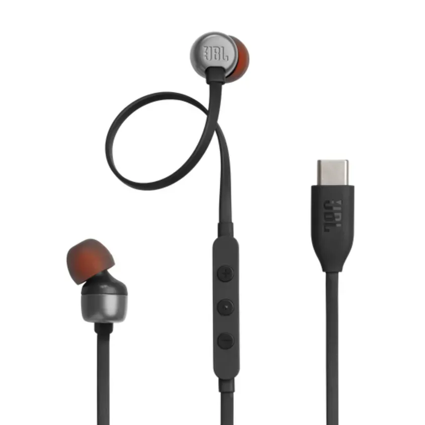 Auricular JBL Tune 310C Tipo C Negro PURE BASS HI-RES T310CBLKAM