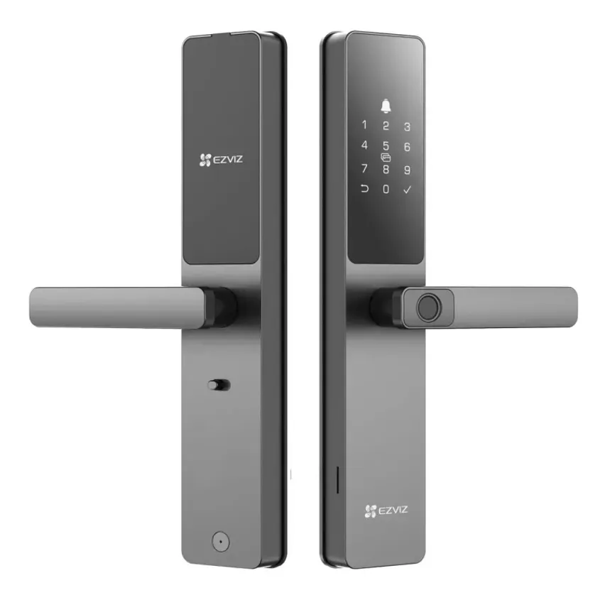 Cerradura Inteligente Ezviz Dl05 (6068, 3 Trancas) (Cs-Dl05-R201-Wbcp-Gr(O-Std)-Huella)