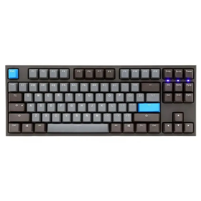 Teclado Mecanico Ducky One 2 TKL Skyline Gris oscuro MX BROWN Ingles PBT 4-104503