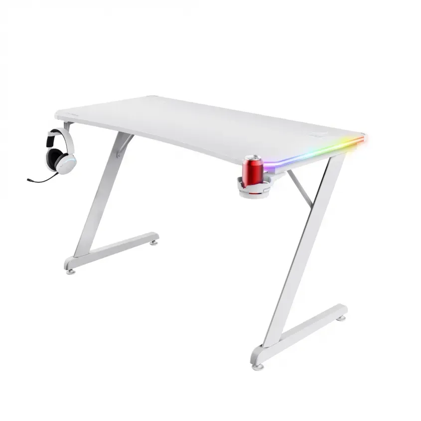 ESCRITORIO TRUST GXT709W LUMINUS RGB WHITE 4-121107