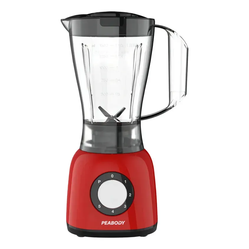 Licuadora Peabody Roja 1.5L 600W 5 Velocidades PE-LN610R 2-CO0712