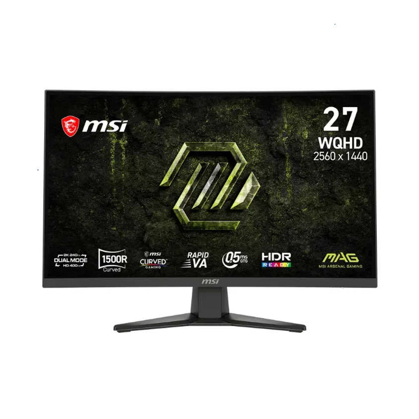 Monitor Gamer MSI 27" MAG 275CQDF WQHD Rapid VA 240Hz 0.5ms Curved 2xHDMI + 1xDP (II) 1-0418768
