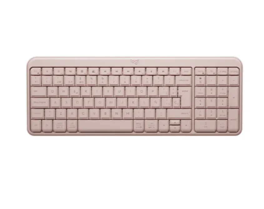 Teclado Logitech Bluetooth K250 Pebble Rose 920-013447