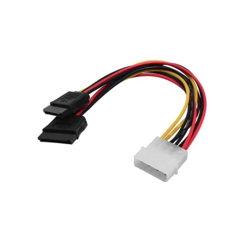 Cable Y SATA Power, 1 Molex a Doble sata power (satapower2) Noganet SATAY-P