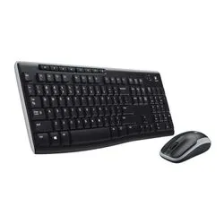 Combo Teclado multimedia + Mouse Wireless USB nano Logitech MK270