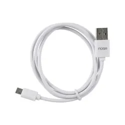 Cable USB a MicroUSB 1.8 Mtrs BLANCO Noganet USBM01