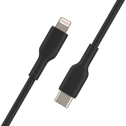 Cable USB Tipo C a Lightning Noganet Negro 2 M para iPhone USBC-L