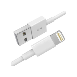 Cable USB Iphone Lightning 1 metro BLANCO  Global C-IPHLIGTH1MW