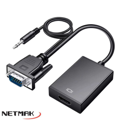 Conversor VGA + Audio a HDMI Netmak NM-C63