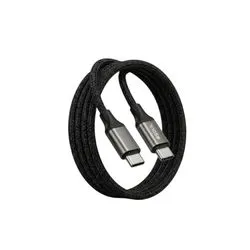 Cable Usb Magnetico 60w Tipo-C/Tipo-C Negro Soul 1MT USB-M60TTNE