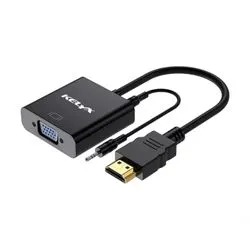 Adaptador Kelyx Hdmi A Vga 1080p C/audio Kl-cbl-hdtv-vga