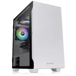 Gabinete TT S100 Mid-Tower TG Fan x1 White