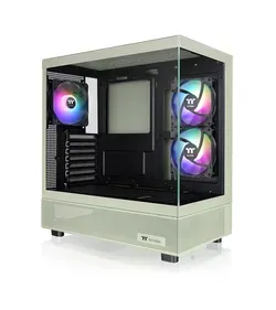 Gabinete TT View 270 Plus Mid-Tower TG x2 Fan ARGB x3 Matcha Green