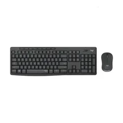 Combo Teclado Mouse Logitech Wireless Silent Black